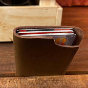 Single Slotter - Brown Horween Essex - Amopelle Co.