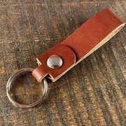 The Agent's Keychain - British Brown English Bridle - Amopelle Co.