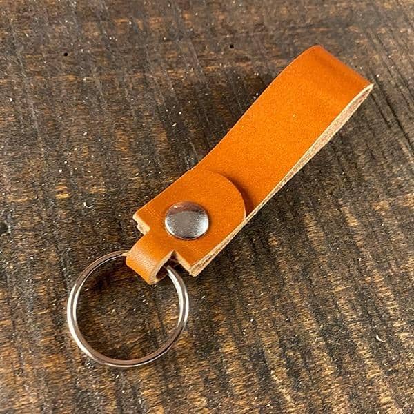 The Agent's Keychain - Chestnut English Bridle - Amopelle Co.
