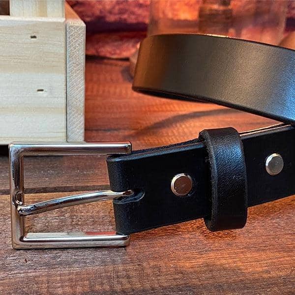 The Apollo Belt - Black & Brown - Brass & Nickle – Amopelle Co.