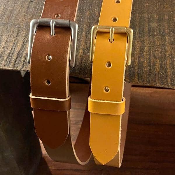 The Chief Foreman's Traditional English Bridle Belt - Amopelle Co.