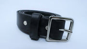 The Hector Belt - Black & Brown - Brass & Nickle - Amopelle Co.